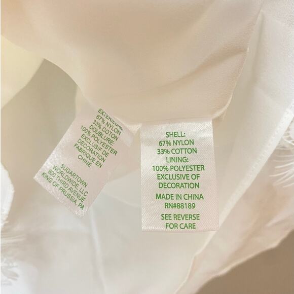 NWT LILLY PULITZER DRESS 8 WHITE BRIDE BRIDAL WEDDING LACE - Picture 6 of 15